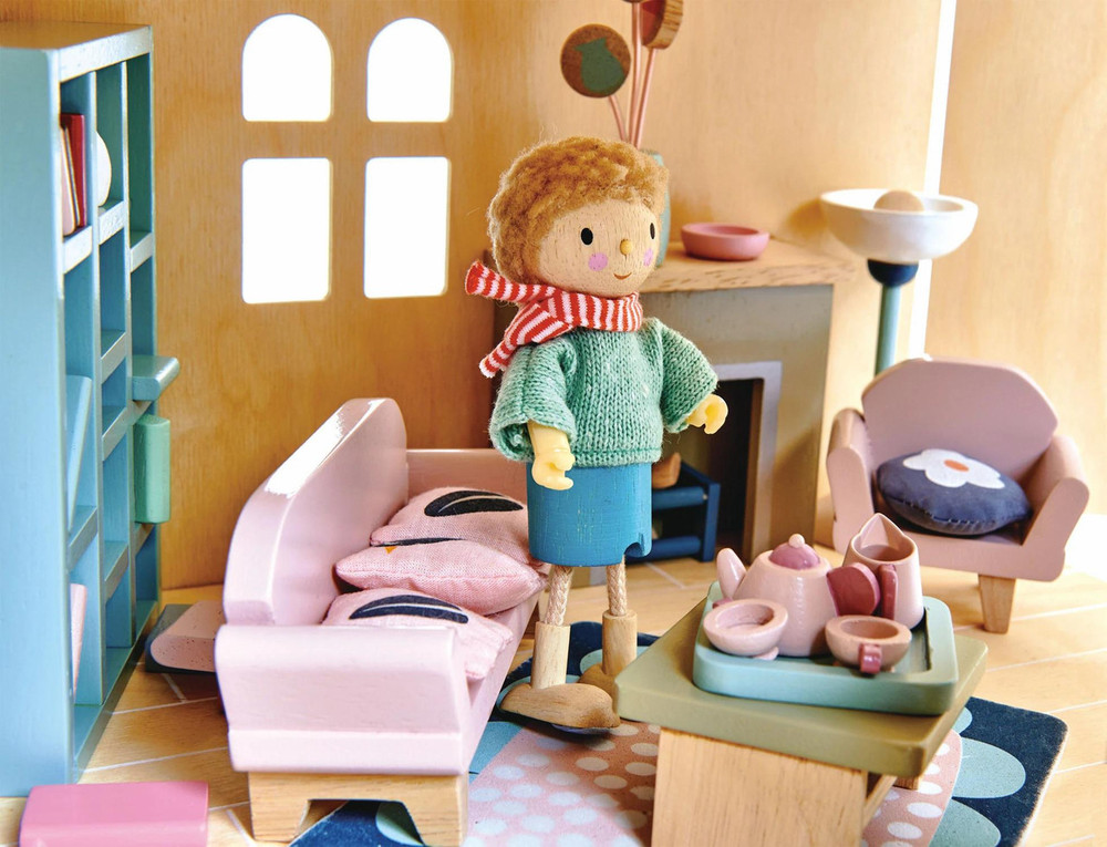 Tender Leaf Toys Dovetail Sitting Room Wooden Furniture Set