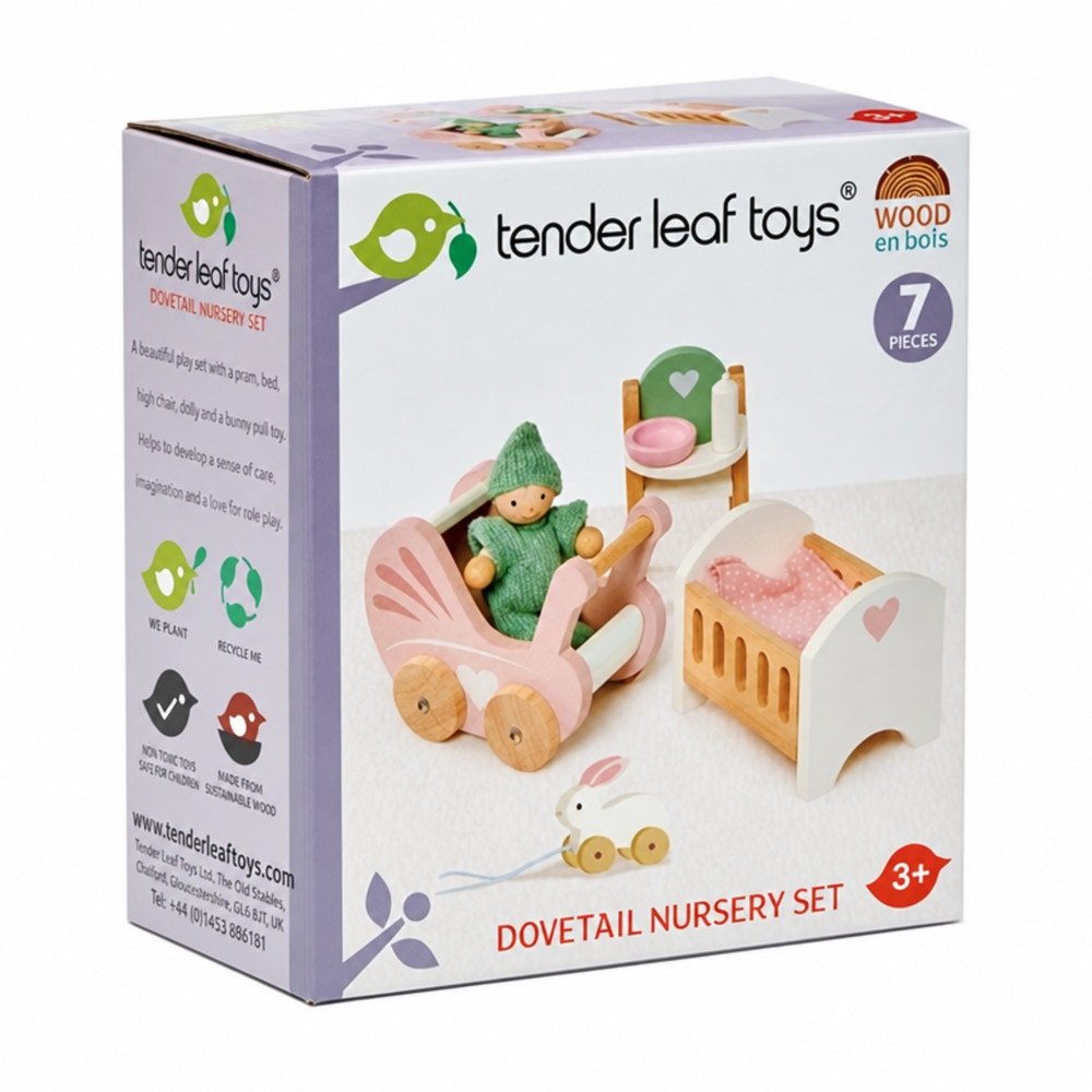 Tenderleaf Dovetail Nursery Wooden Furniture Set in Box