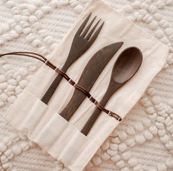 Qtoys Adults Wooden Utensil Set