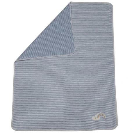 rainbow blue blanket