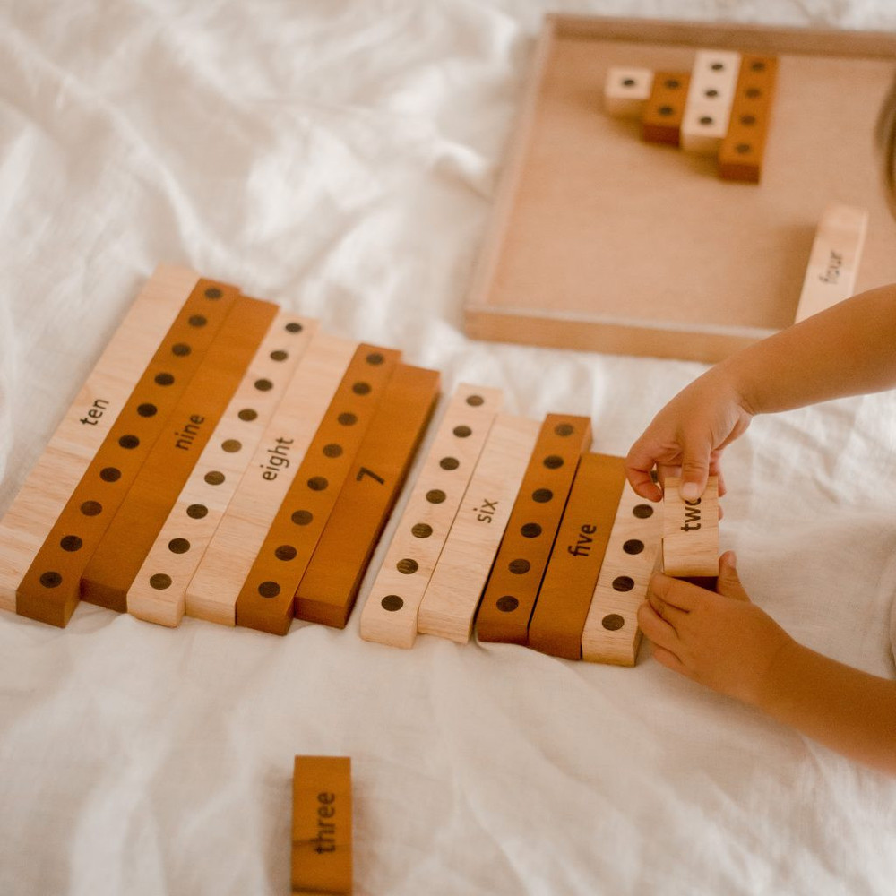 2 tone counting math set