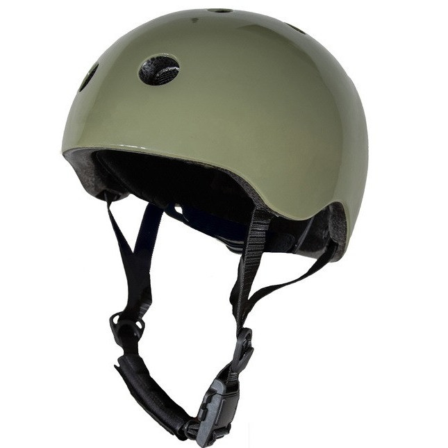 Vintage Green CoConut Helmet - Medium