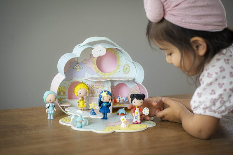 Djeco Sunny & Mia Toy Cloud House Set - image 8