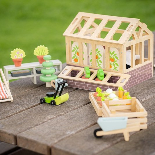 Tenderleaf Toy Greenhouse with Garden Set - image 10