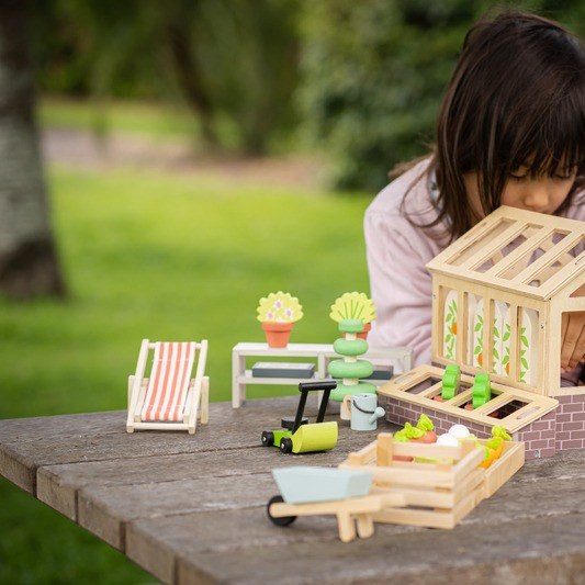 Tenderleaf Toy Greenhouse with Garden Set - image 11