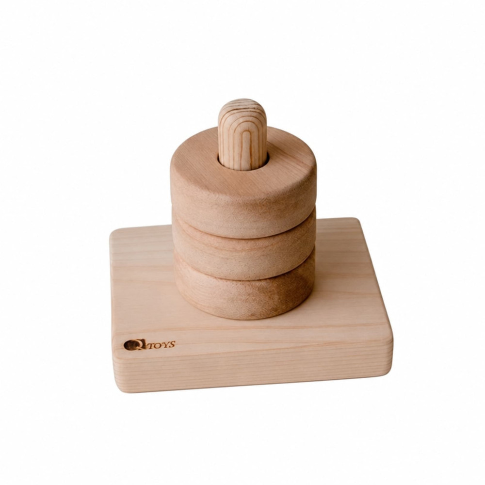 Qtoys Montessori Vertical ring stacker