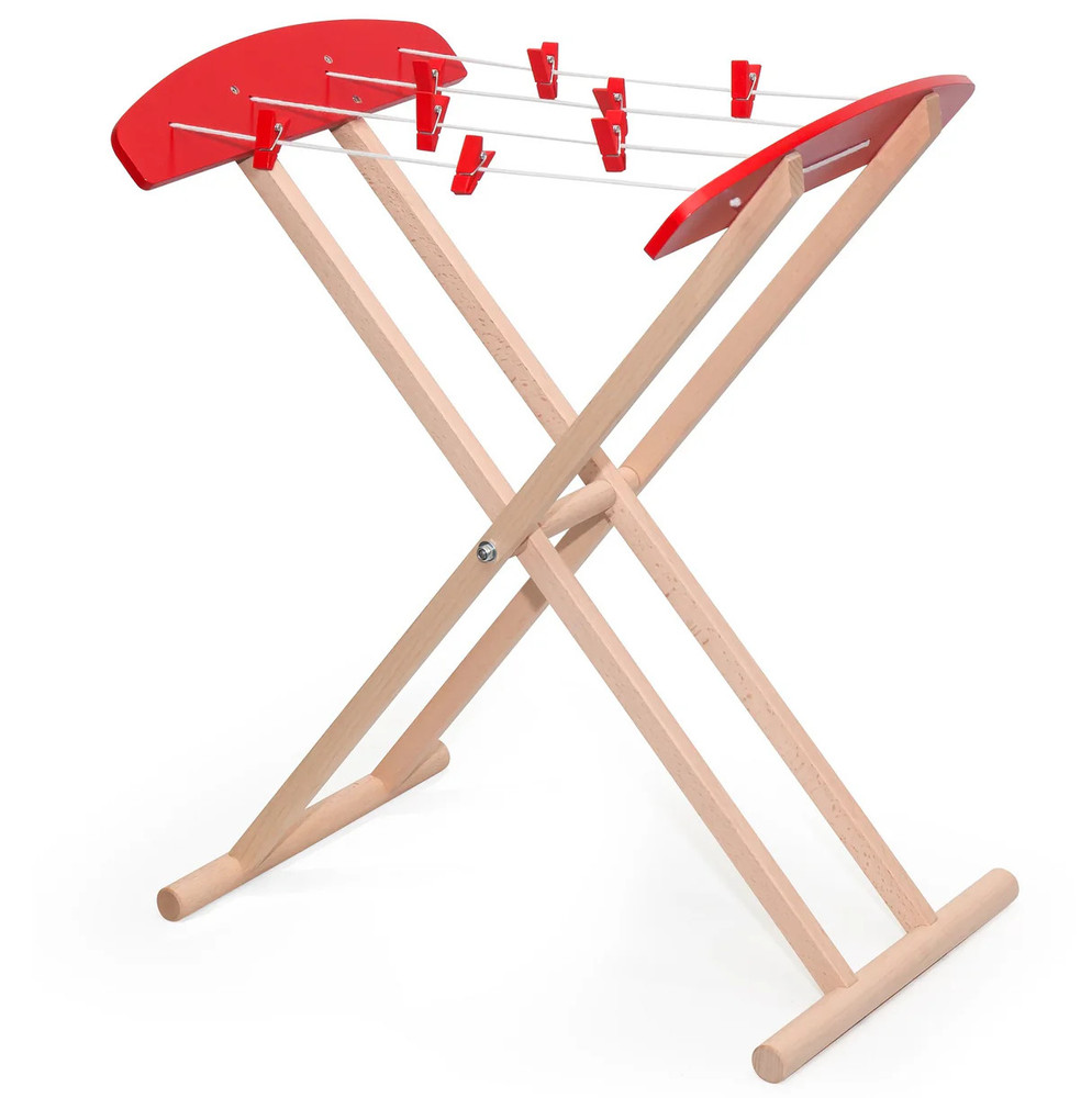 Wooden Toy Clothes Line