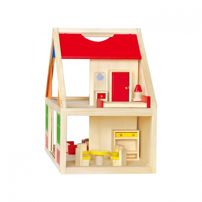 side view of viga small dollhouse
