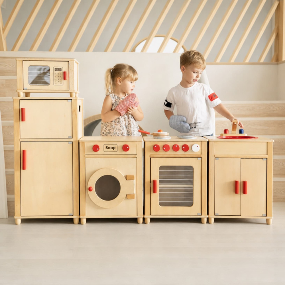 Natural Wooden Home Corner Set