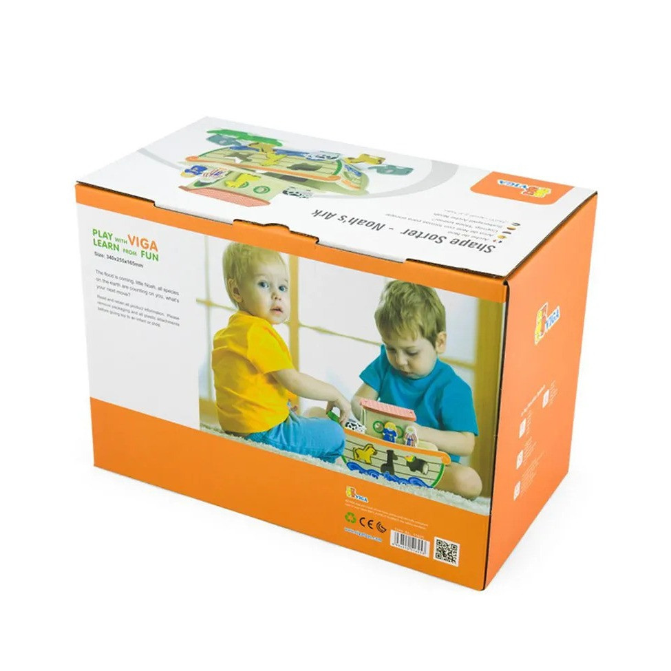 Viga Noah\'s Ark Shape Sorter Box View
