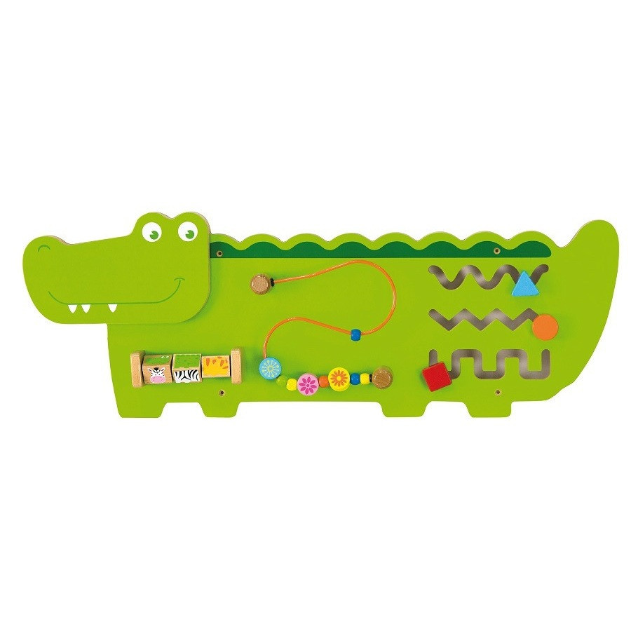 viga wall game crocodile activity toy