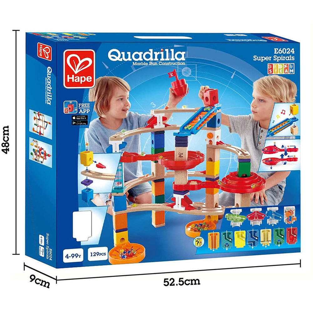 Hape Quadrilla Super Spiral in packaging