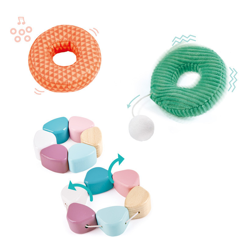 Hape Bunny Stacker colourful rings