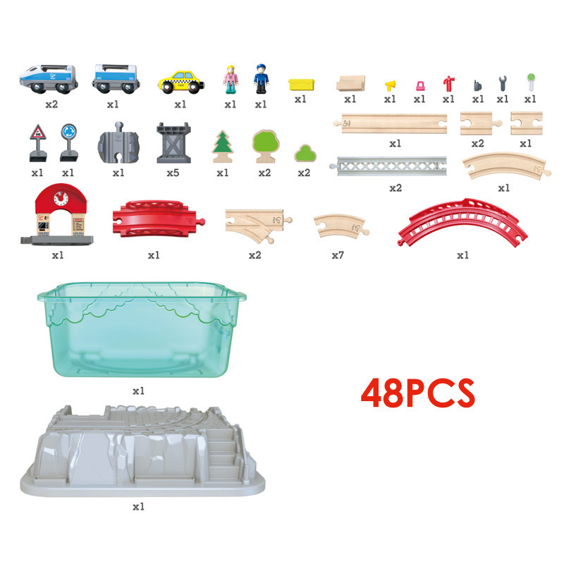 Hape City Train Bucket peces