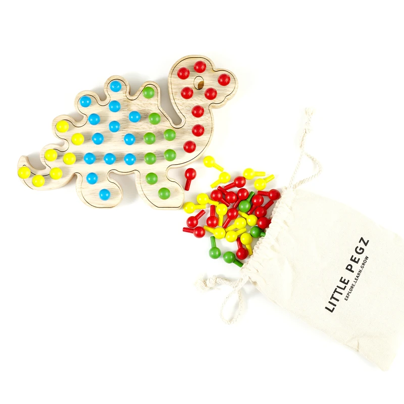 little pegz dinosaur pegboard