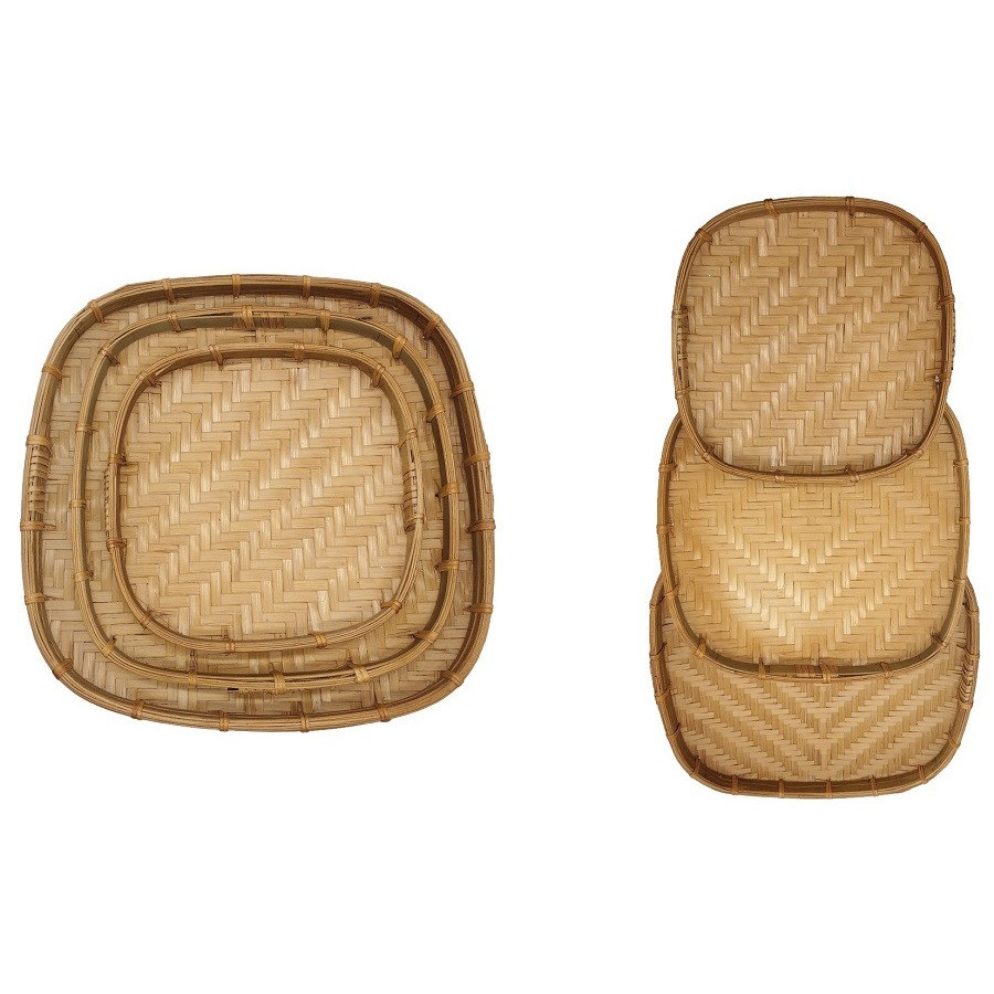 Qtoys Bamboo Square Tray