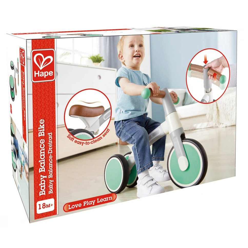 Hape First Ride Balance Bike Green 10