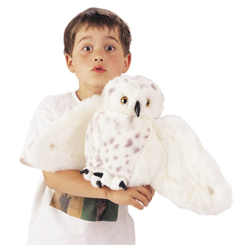 Folkmanis Snowy Owl Puppet - image 3