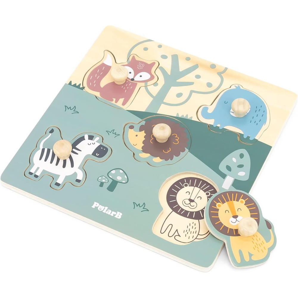 PolarB Big Knob Puzzle - Animals