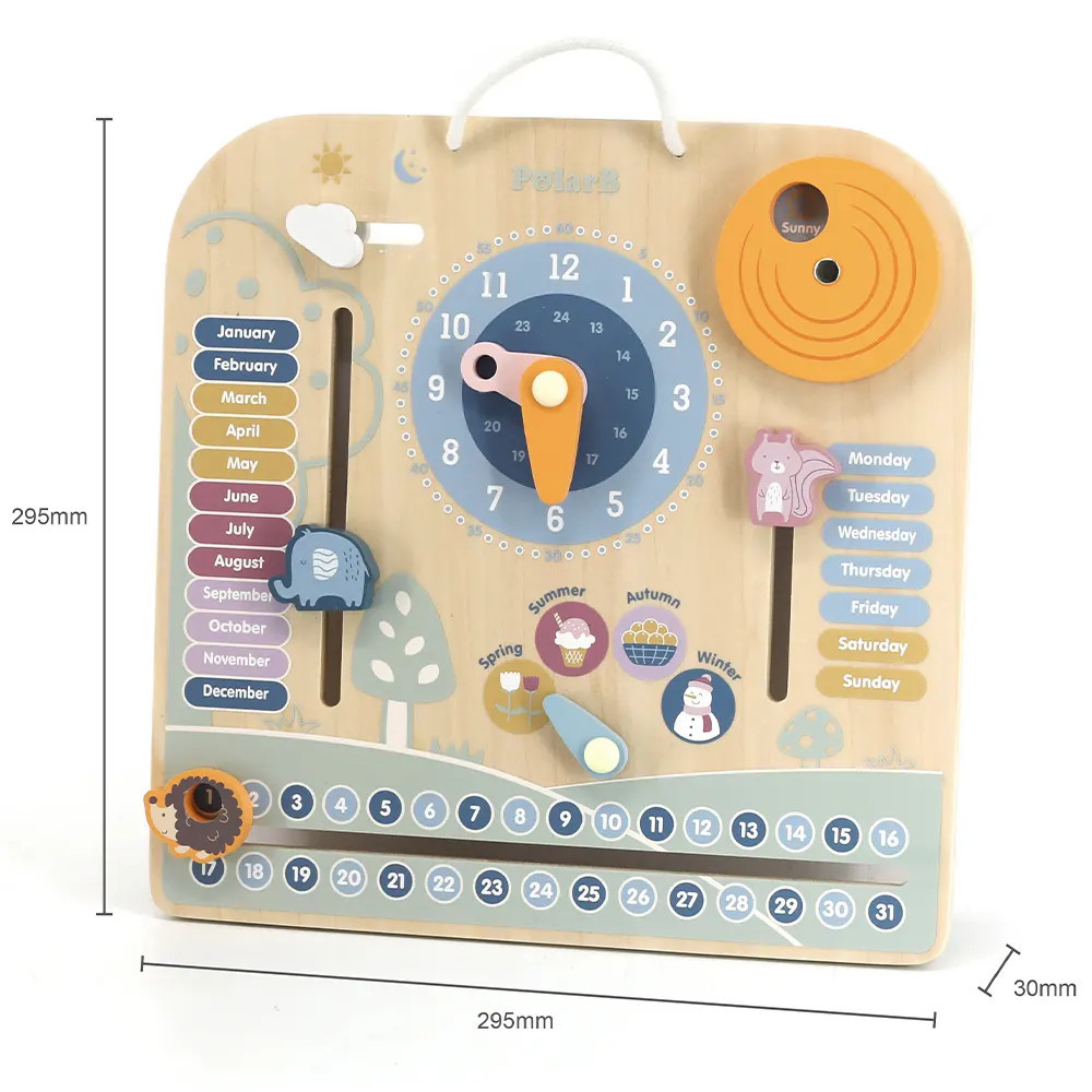 PolarB Calendar & Clock Board size
