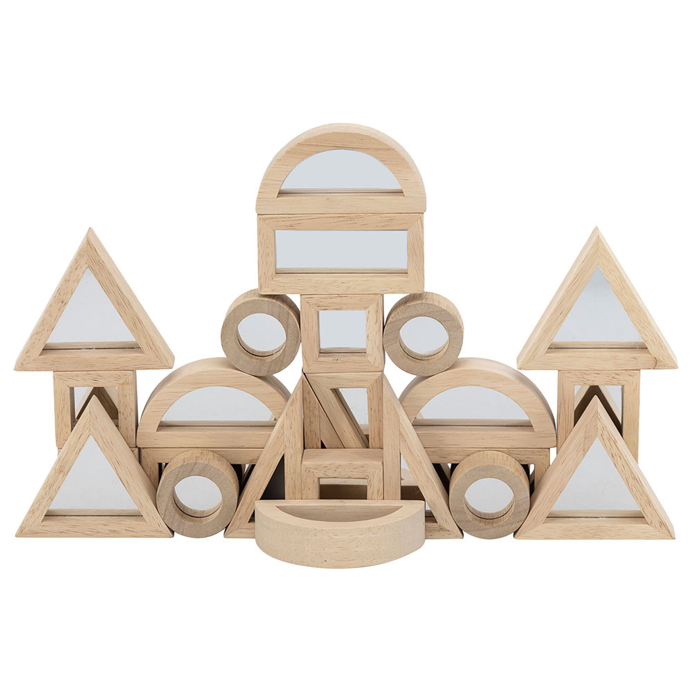 natural mirror transparent blocks