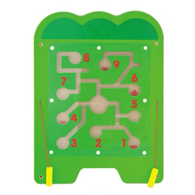 crocodile wall toy - numbers activity