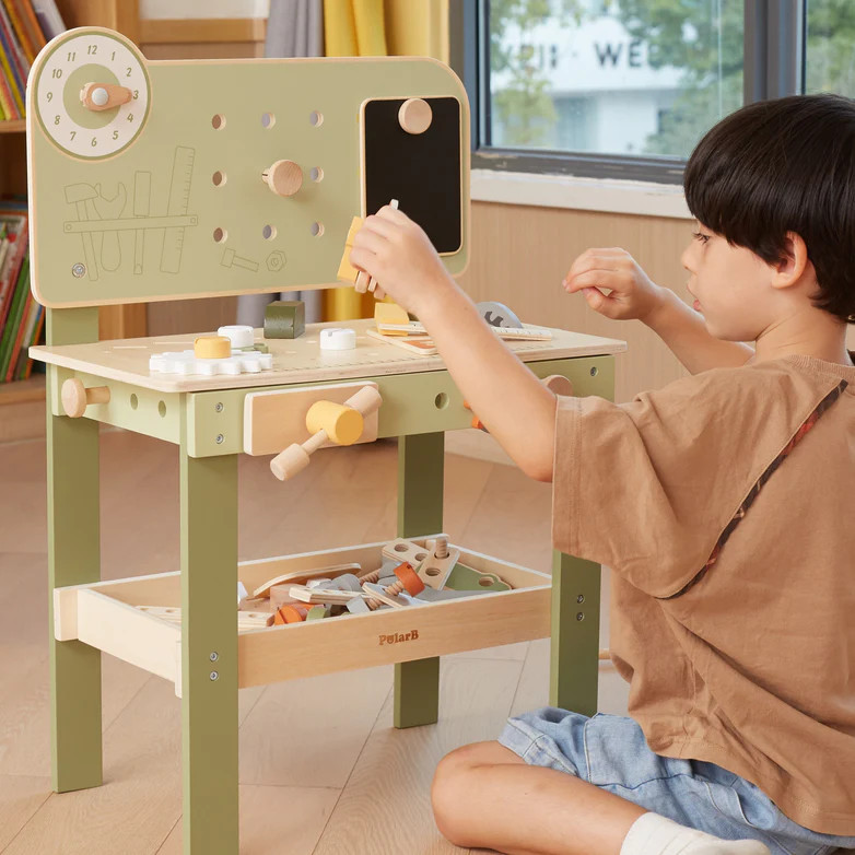 scandi style kids tool bench work bench