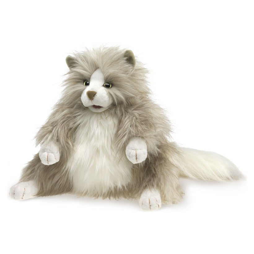 Folkmanis Fluffy Cat Puppet
