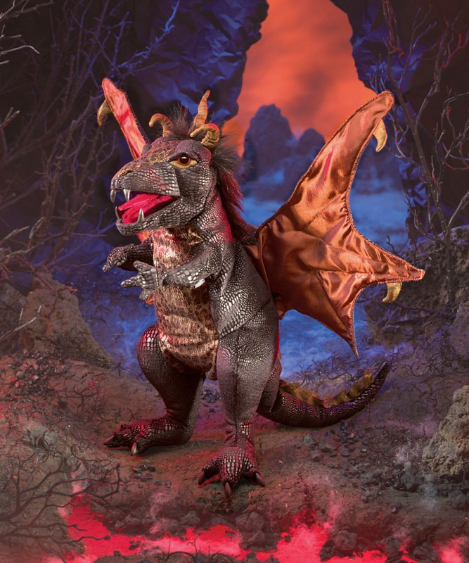 Folkmanis Black Dragon Puppet - image 3