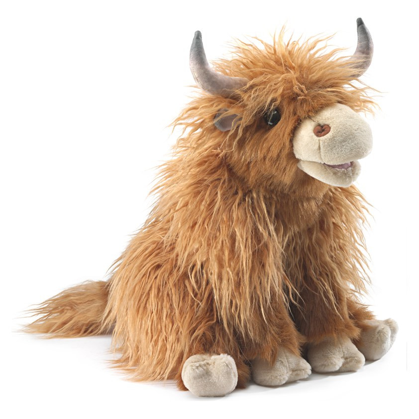 Folkmanis Highland Cow Puppet