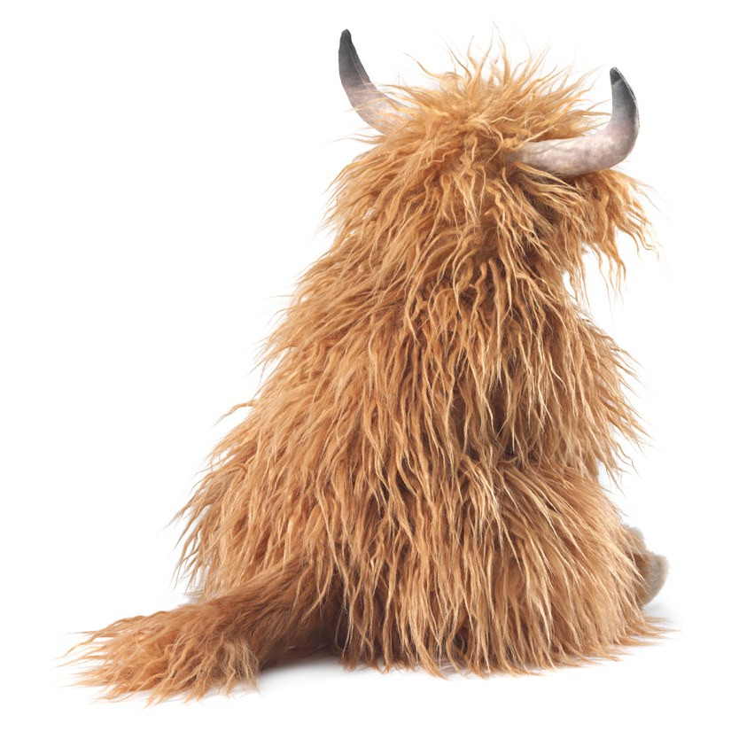 Folkmanis Highland Cow Puppet - image 2