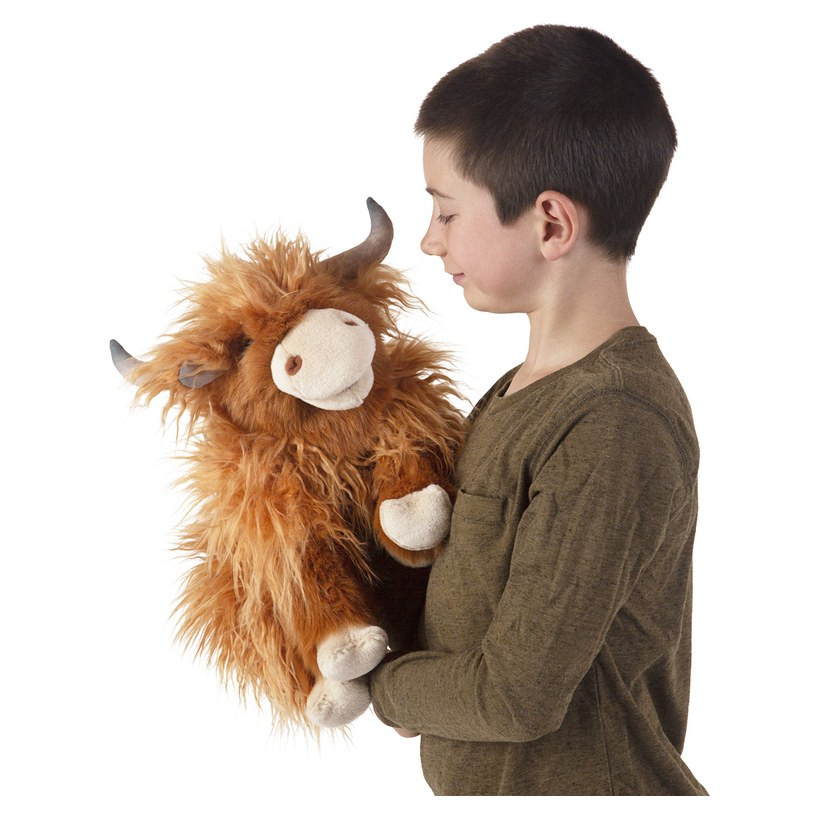 Folkmanis Highland Cow Puppet - image 4