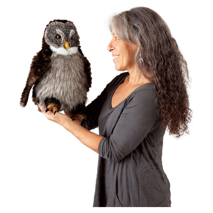 Folkmanis Hooting Owl Puppet - image 2