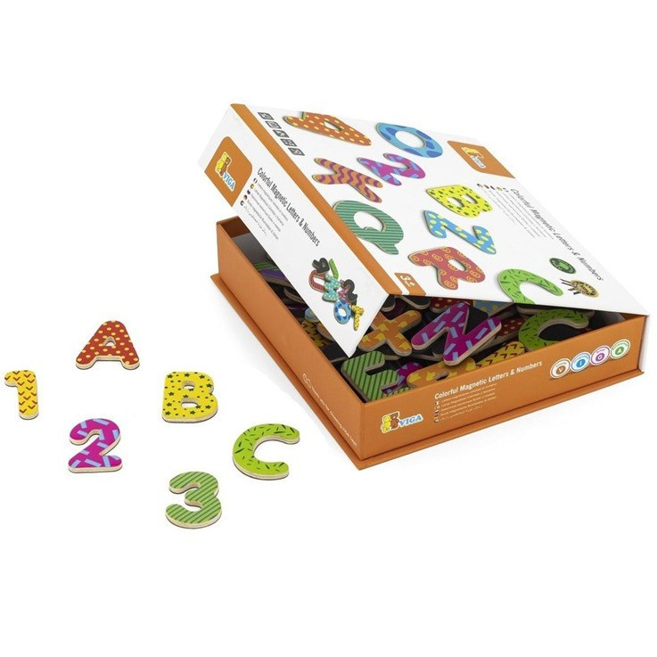 Viga Magnetic Letters and Numbers 