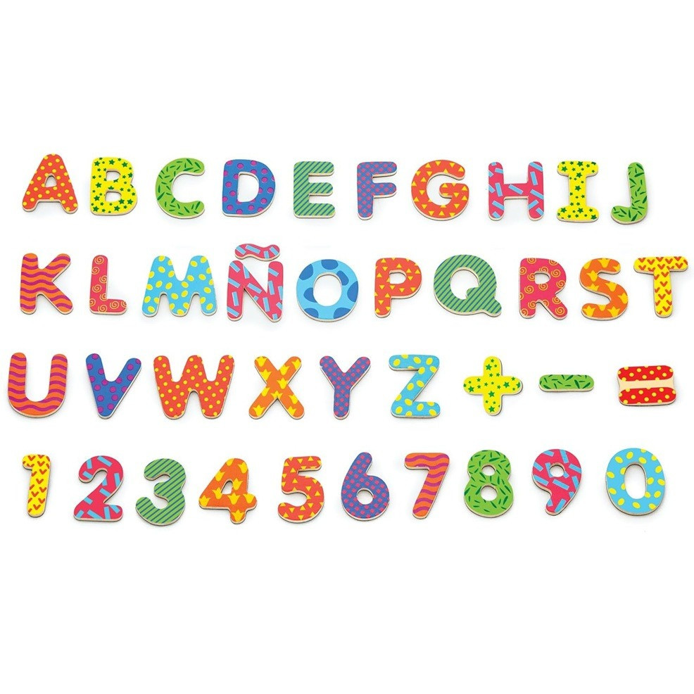 Magnetic Letters and Numbers Set