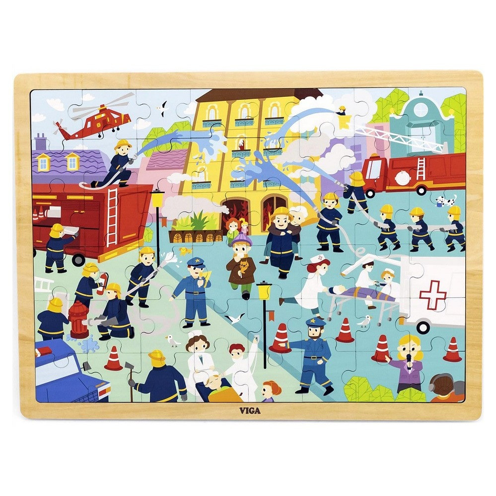 viga jigsaw puzzle - fire scene