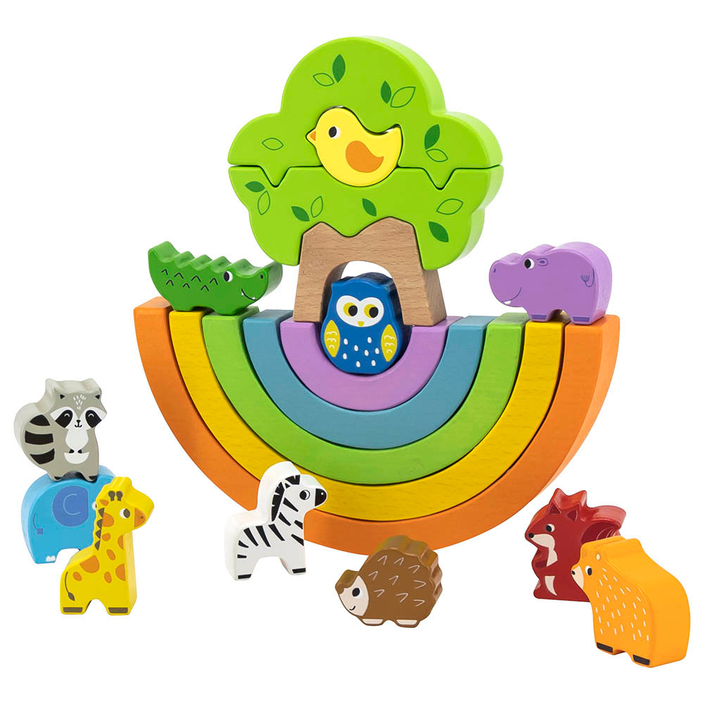 Viga Rainbow Balancing Blocks