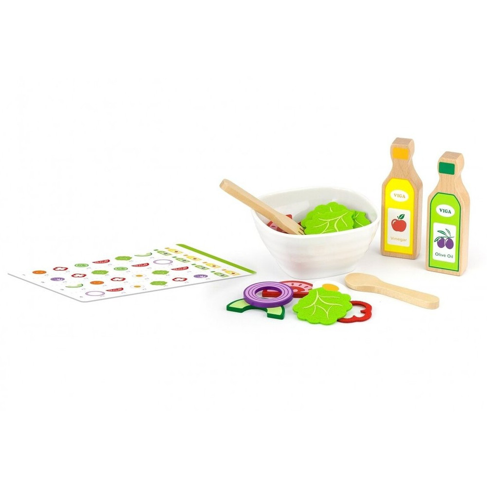 Salad Play Set w/Recipe