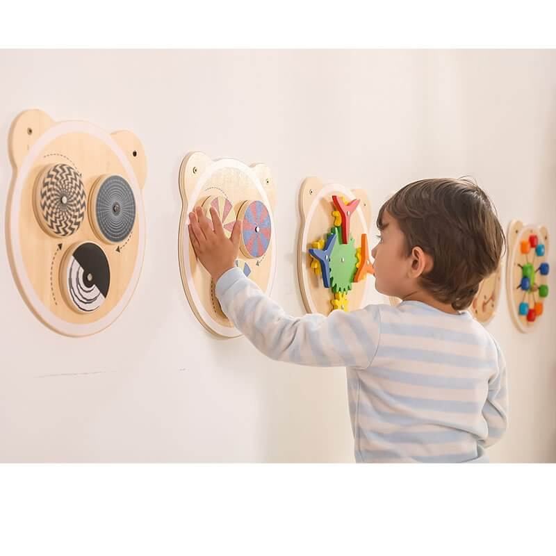 sensory wall toy set