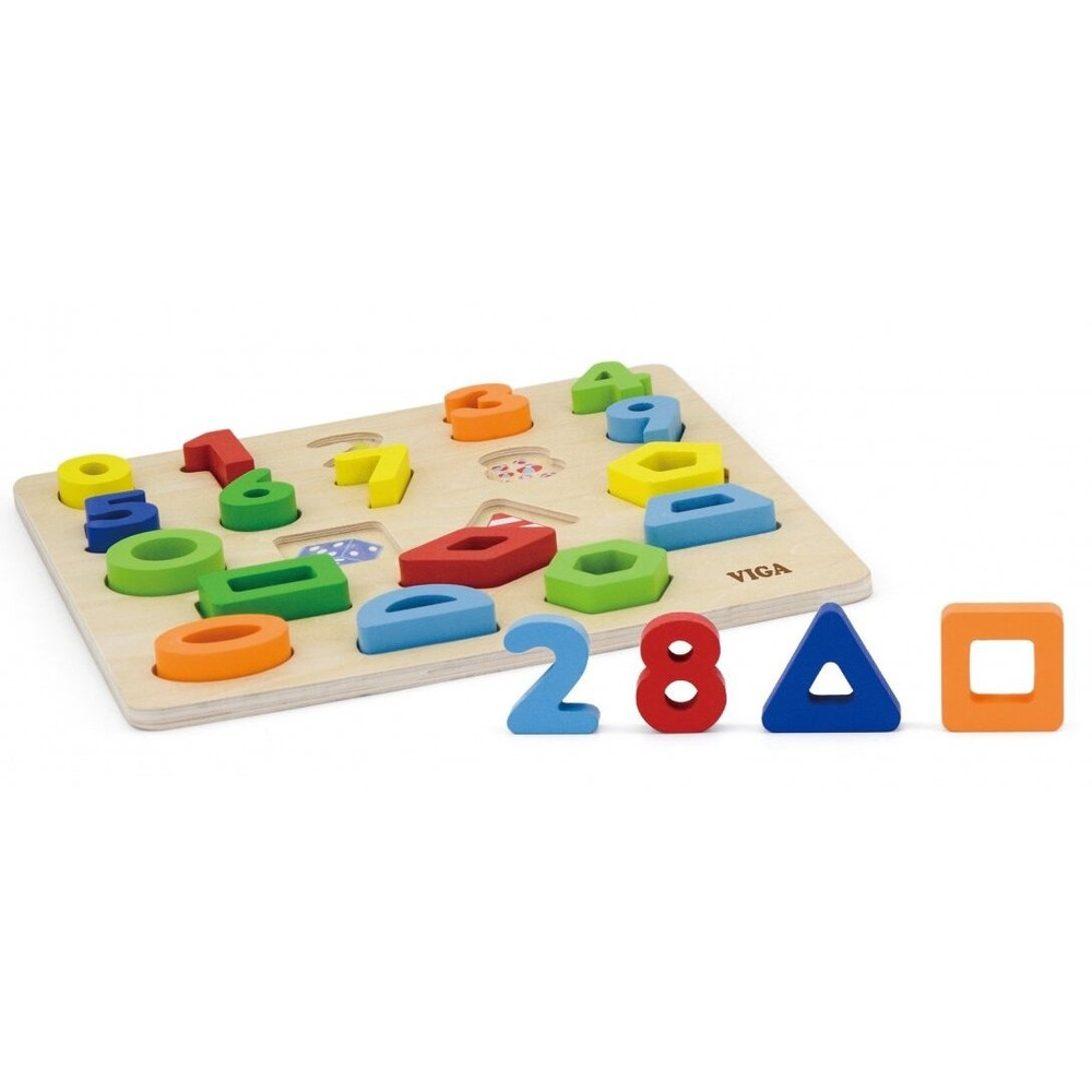  Viga Block Puzzle Numbers/Shapes 1