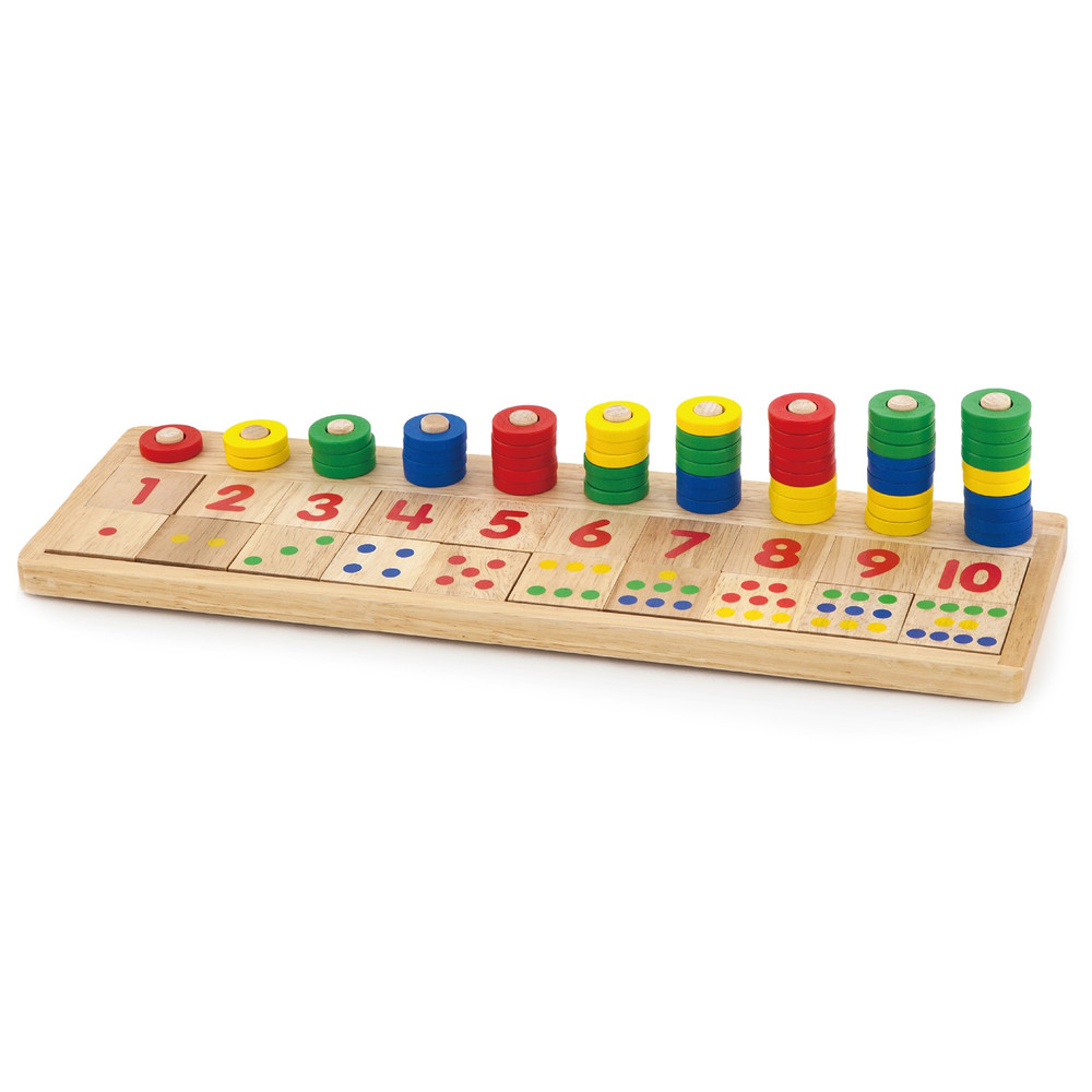 Viga Count and Match Numbers Montessori Toy