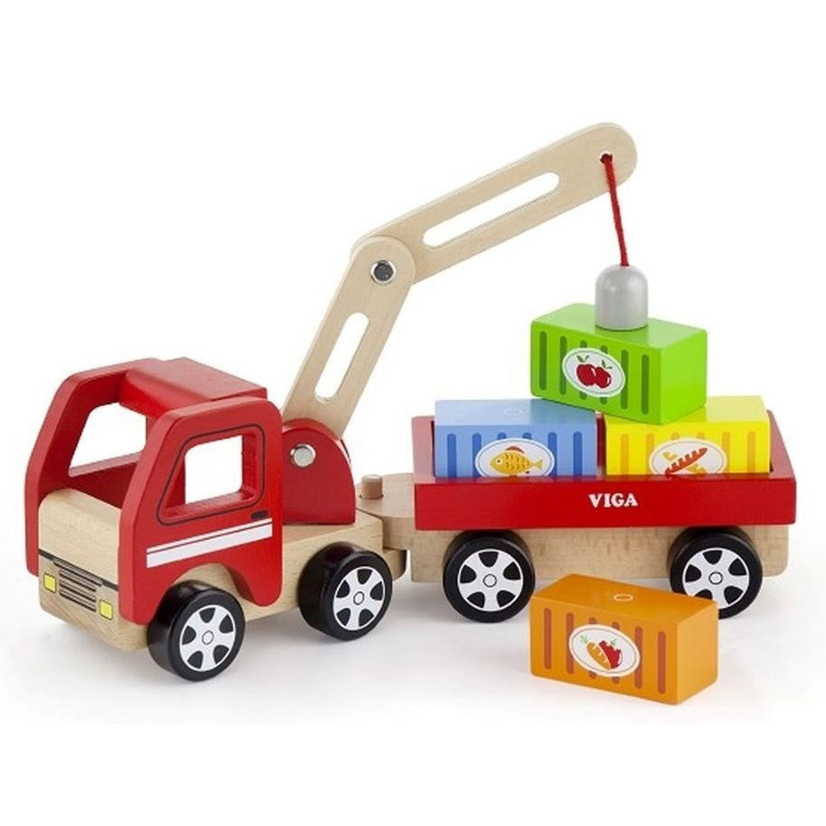 Viga Crane Truck is ready to deliver precious cargo.