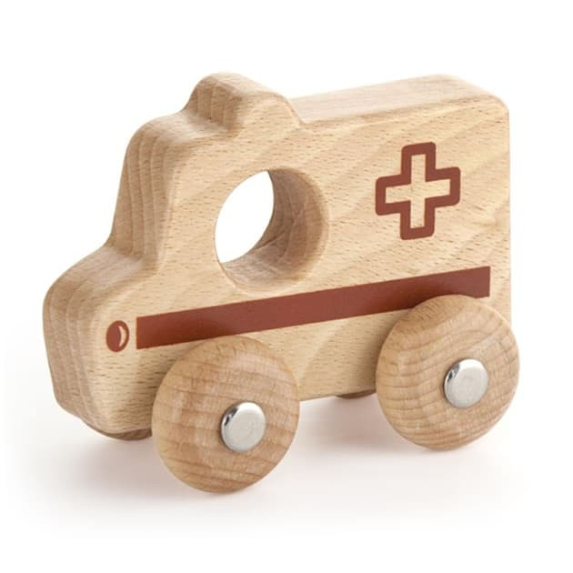 Viga Mini Wooden Ambulance