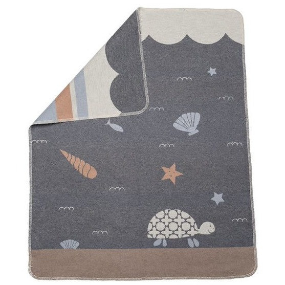 grey turtle baby blanket