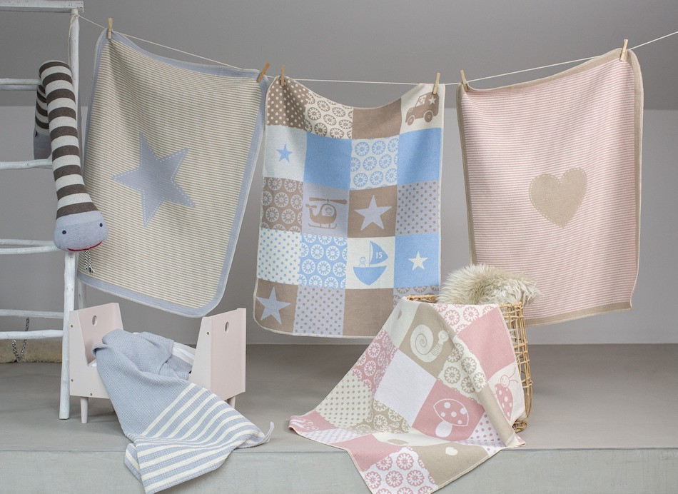 Juwel Bassinet Blankets by David Fussenegger