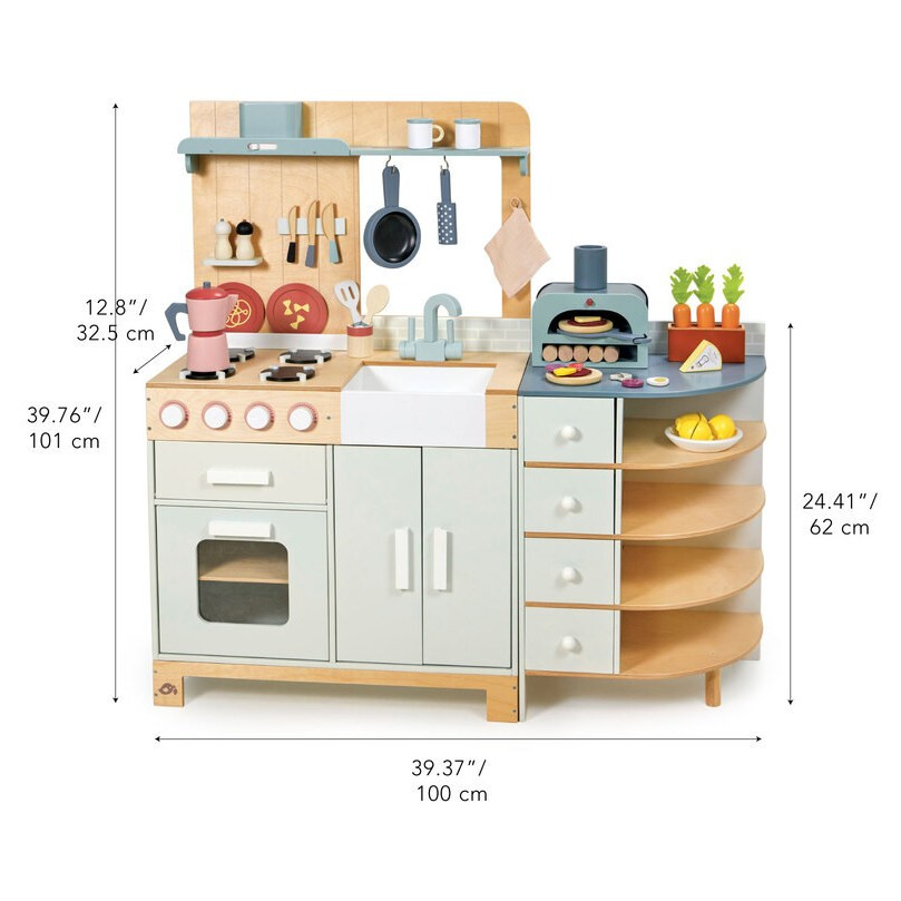 Tenderleaf La Fiamma Grand Kitchen size