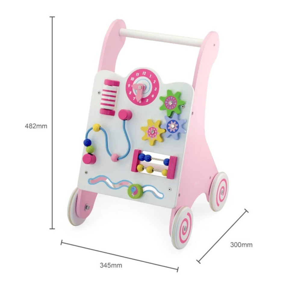 viga pink baby walker size