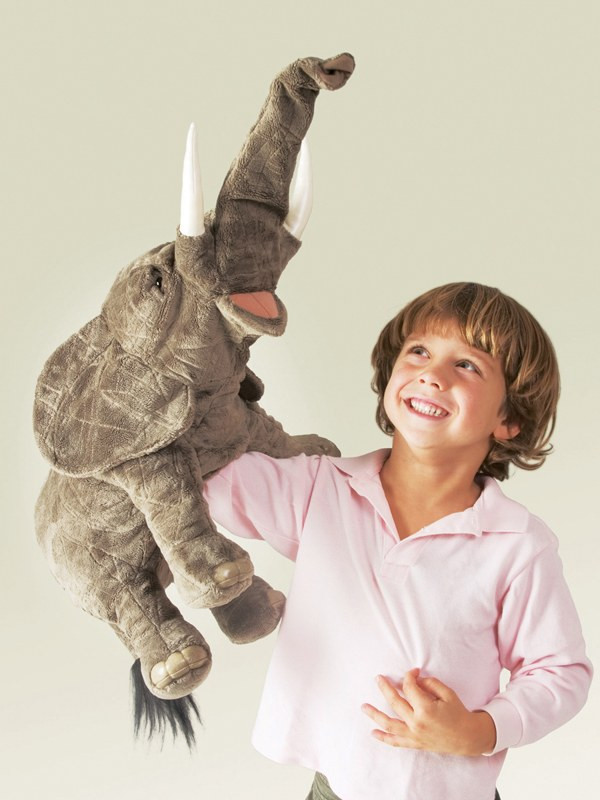 Folkmanis Elephant Puppet - image 3