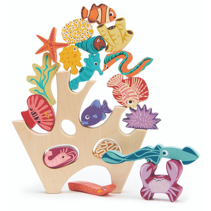 tenderleaf sea animal stacking toy