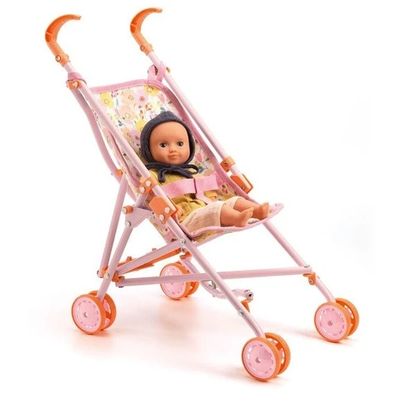 Djeco Flower Doll Umbrella Stroller